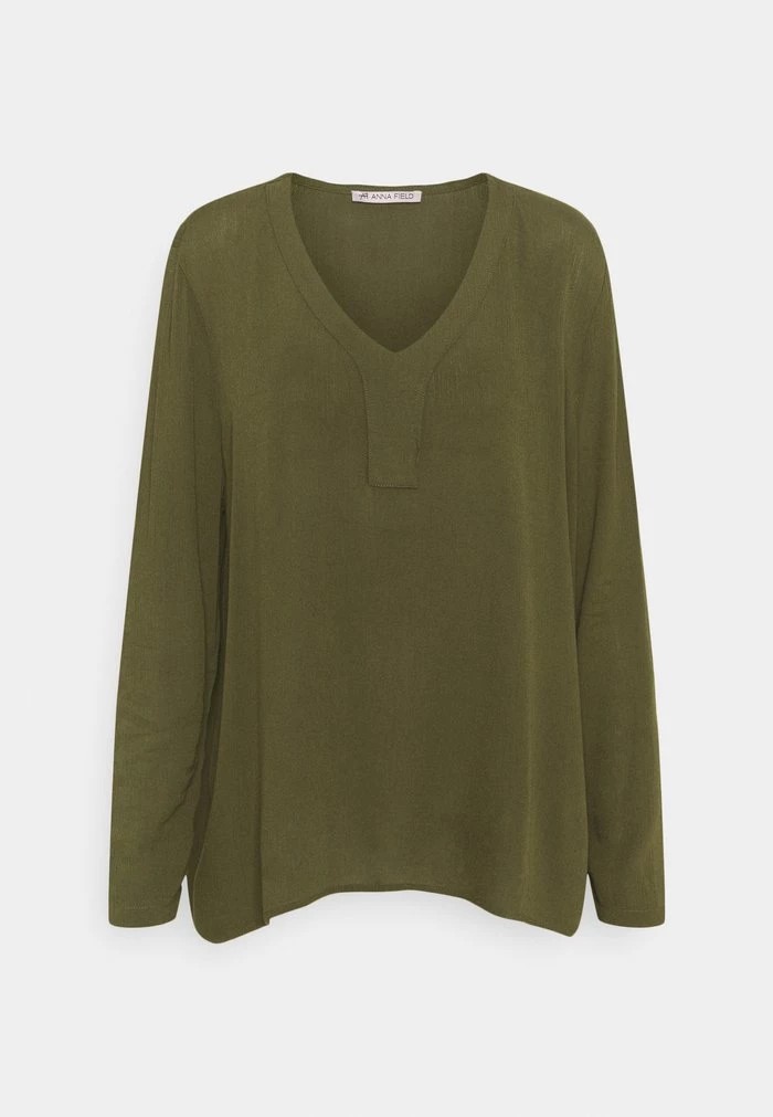 Chemise ANNA FIELD Anna Field Blouse Vert Olive Femme | EOL-0552744